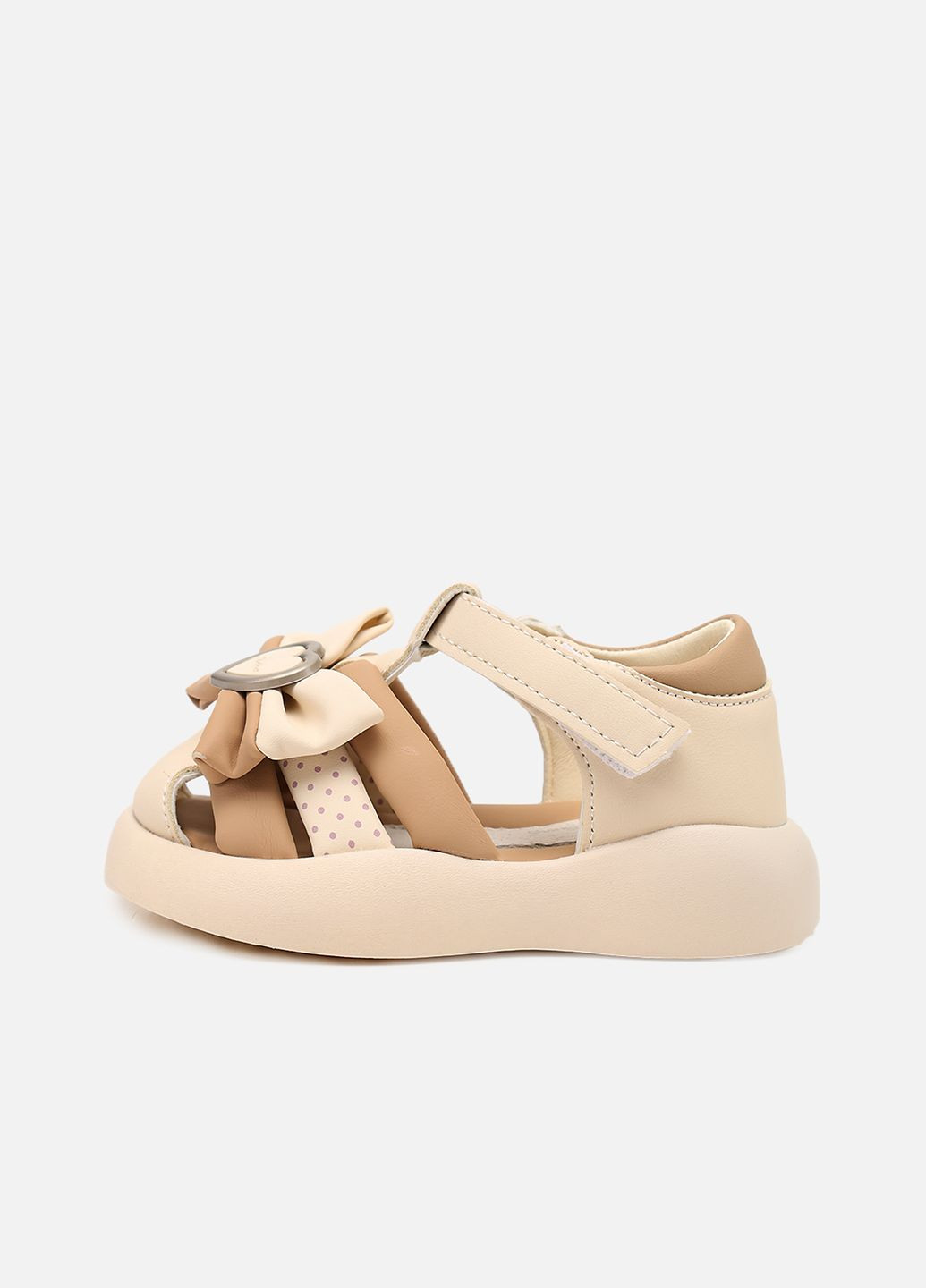 Бежевые босоножки для девочки цвет бежевый цб-00264557 Buddy Sheep