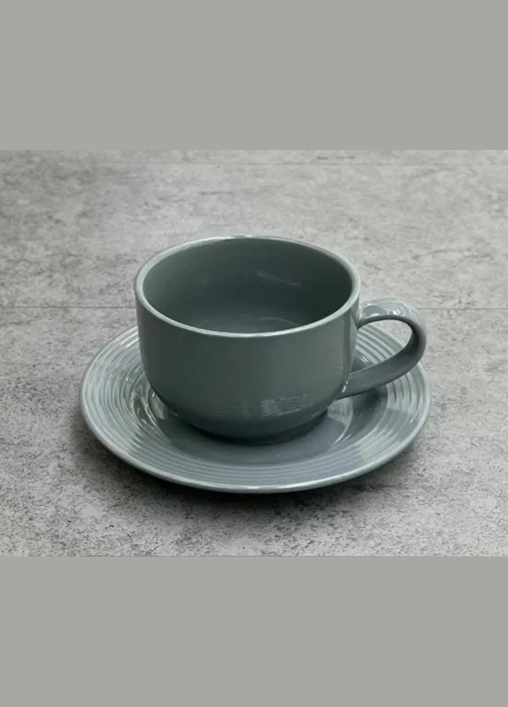 Сервіз чайний Danny Home B060244 12 предметів сірий Led (364770730)