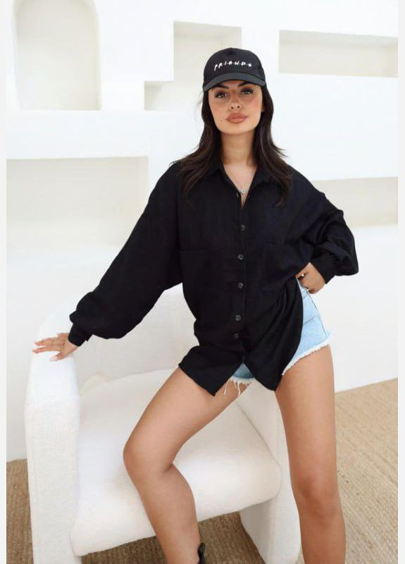 Вельветова сорочка оверсайз Reyon (304546335)