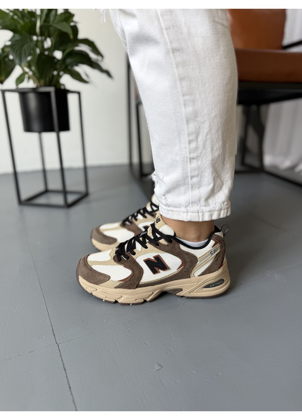 КРОСІВКИ ЖІНОЧІ NEW BALANCE 530 DARK MUSHROOM НЬЮ БЕЛАНС 530 No Brand комбіновані демісезони (367168533)