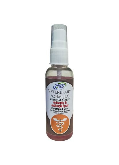 Спрей із хлоргексидином для собак і котів Antiseptic&Antifungal Spray 45 мл Veterinary Formula (288576377)