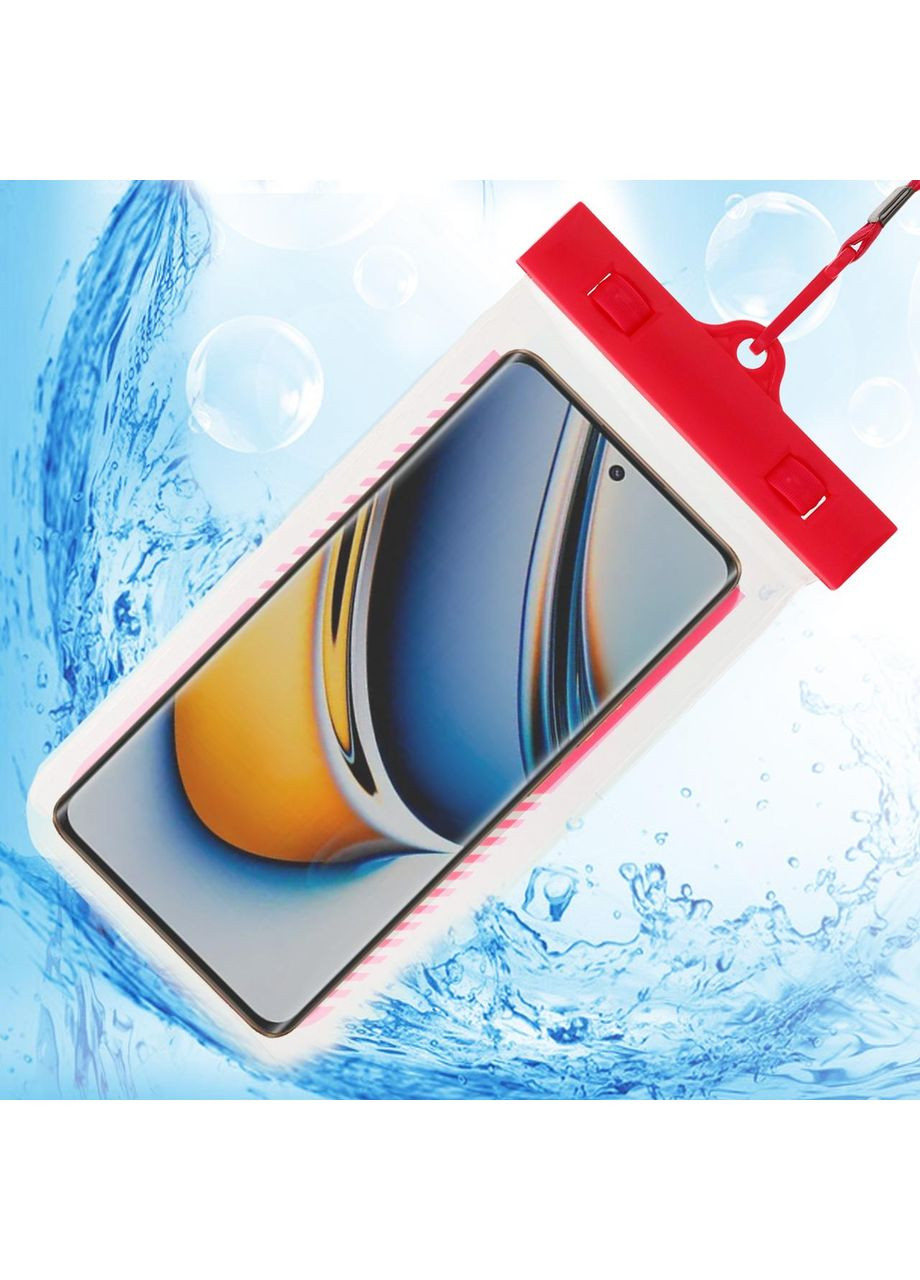 Чохол-гаманець на шию водонепроникний F3829 (PL, на шию, внутрішні розміри-17x9см, рожевий) SP-Sport (370139955)