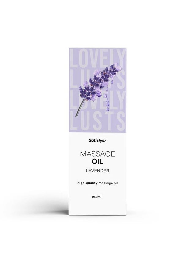 Масажна олія Massage Oil Lavender 250 мл Satisfyer (369779960)