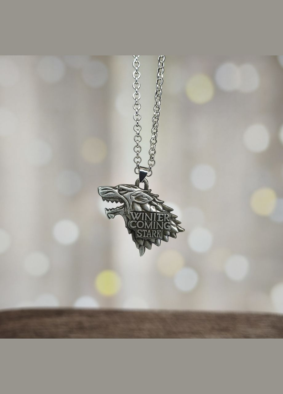 Кулон "Герб дома Старков. Лютоволк. Игра престолов" SureGeek (316635162)