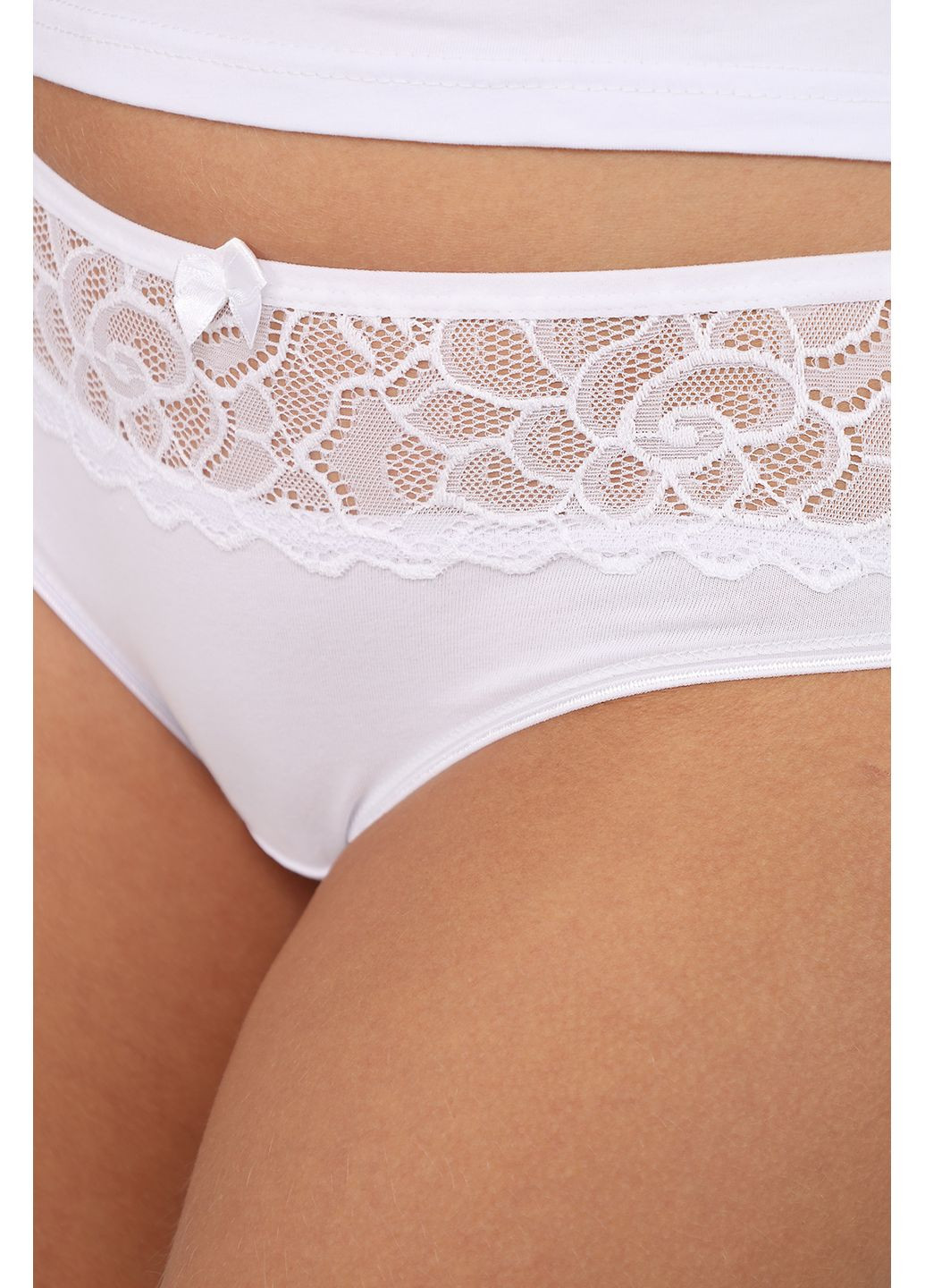 Трусы слипы женские цвет белый ЦБ-00282997 Nicoletta (356937531)