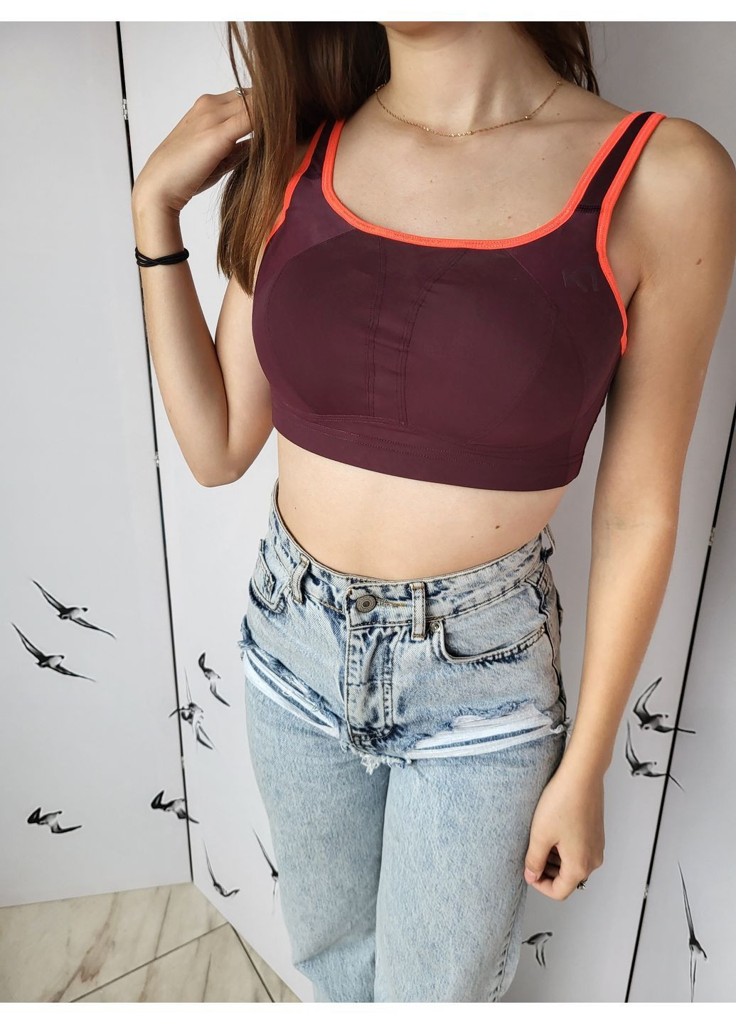 Спортивний жіночий топ KARI TRAA (363621377)