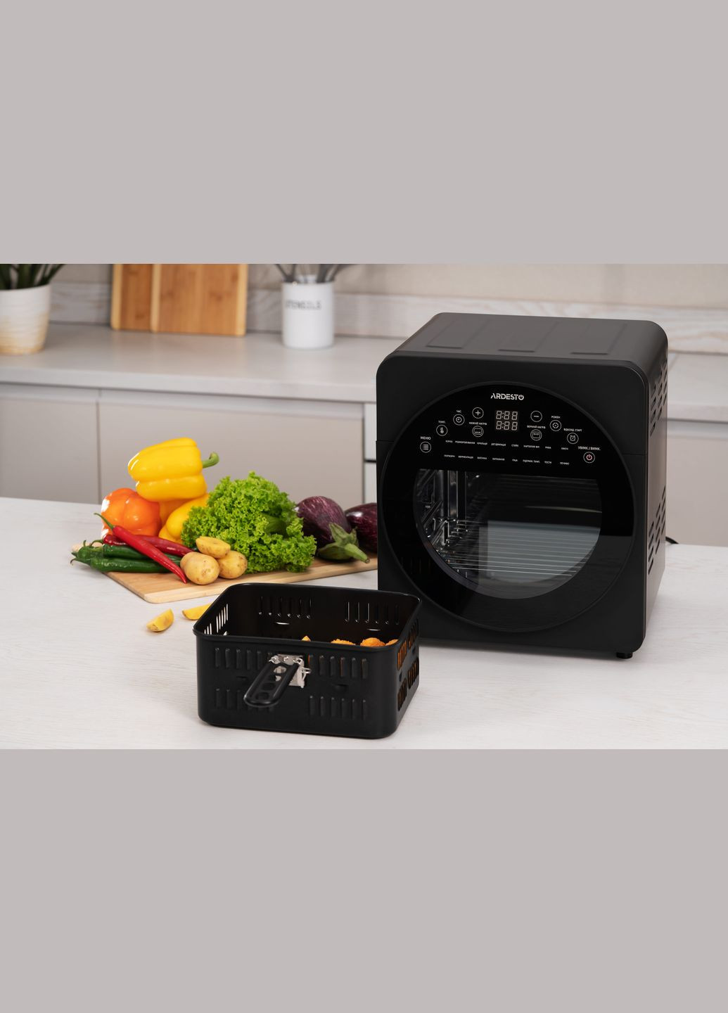 Мультипіч, 1700Вт, об'єм-14.5л, сенсорне керування, 50-220°C, нержав.сталь/пластик, сіро Ardesto (344558089)