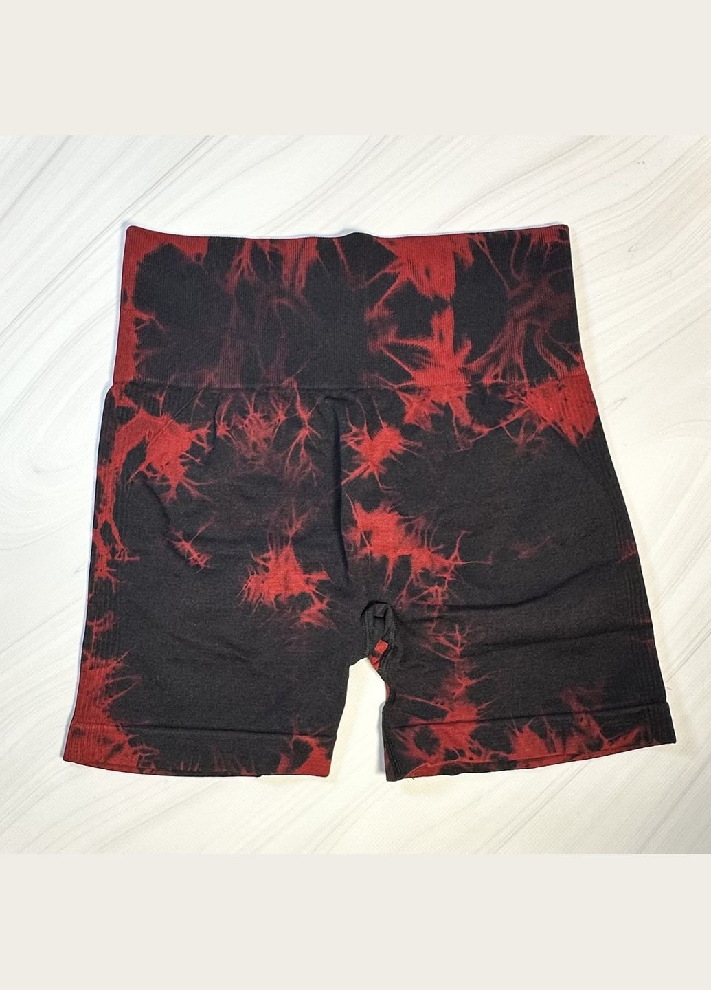 Костюм для фитнеса (спортивный комплект) тай-дай, шорты + топ No Brand (336378064)