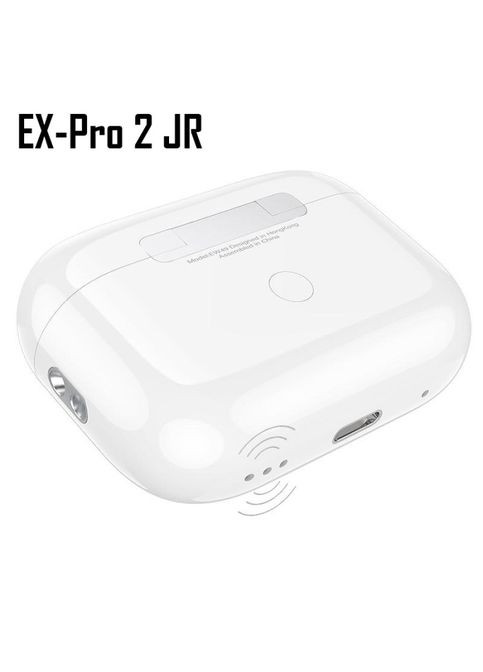 Бездротові навушники JR білі вакуумні навушники для тренувань та фільмів Bluetooth 5.0 EX Pro 2 (372459943)