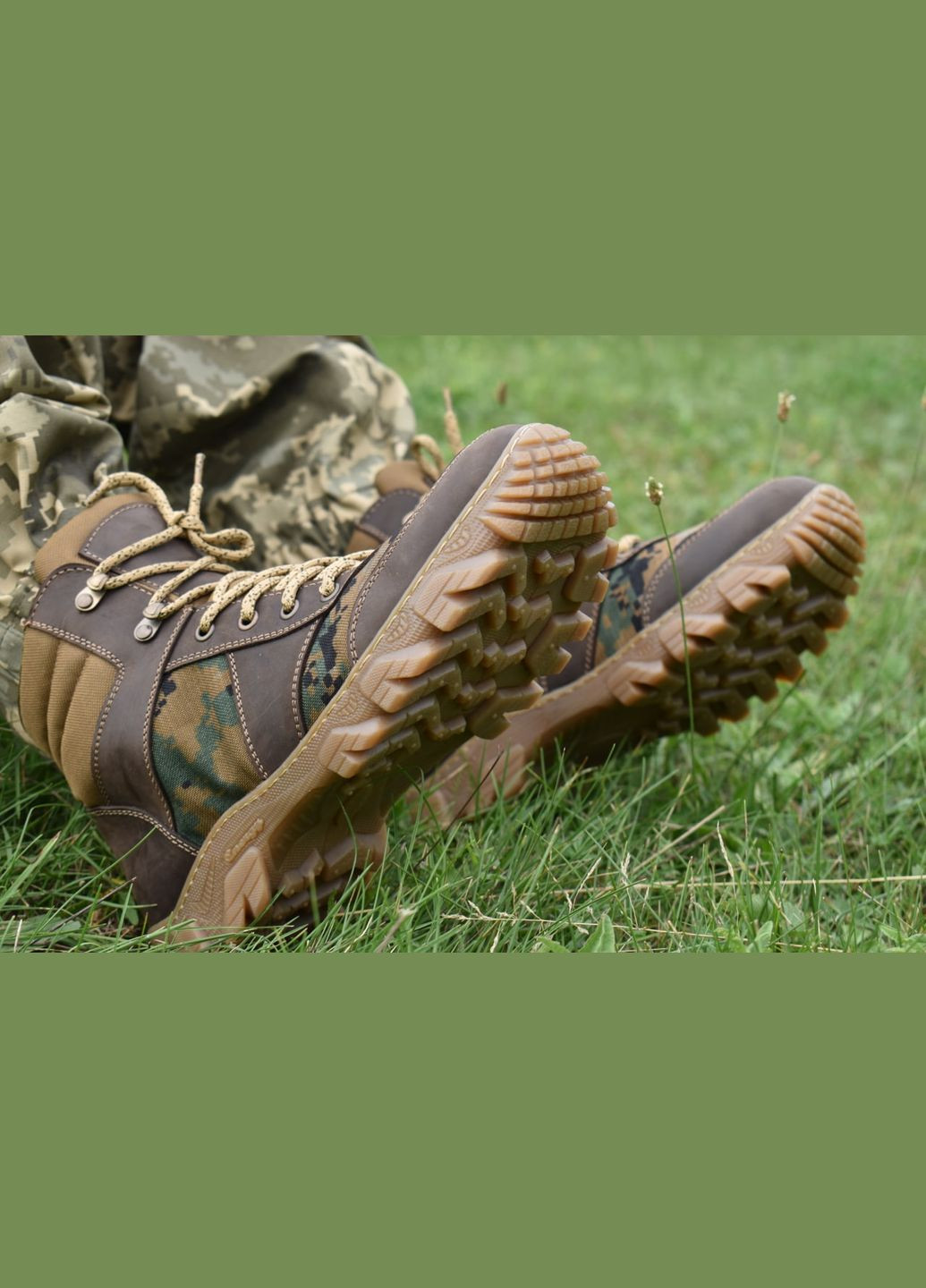 Військові Чоловічі Тактичні Берці Зимові. 36-48р Коричневі+Піксель. Теплі та зручні! MSZM-1019 No Brand (301138635)