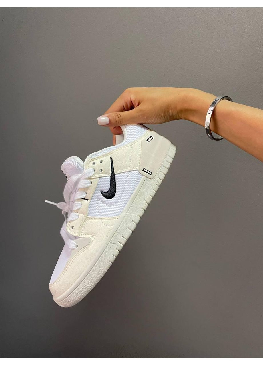 КРОССОВКИ ЖЕНСКИЕ NIKE SB DUNK PALE IVORY BLACK НАЙК СБ ДАНК No Brand чёрные демисезоны (367168072)