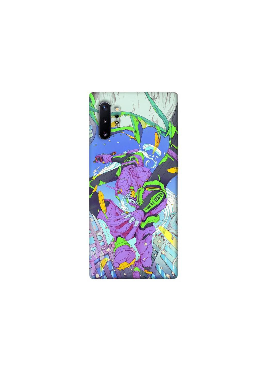 Чехол на Samsung Galaxy Note 10 Plus Евангелион v2 Frontalka (353316139)