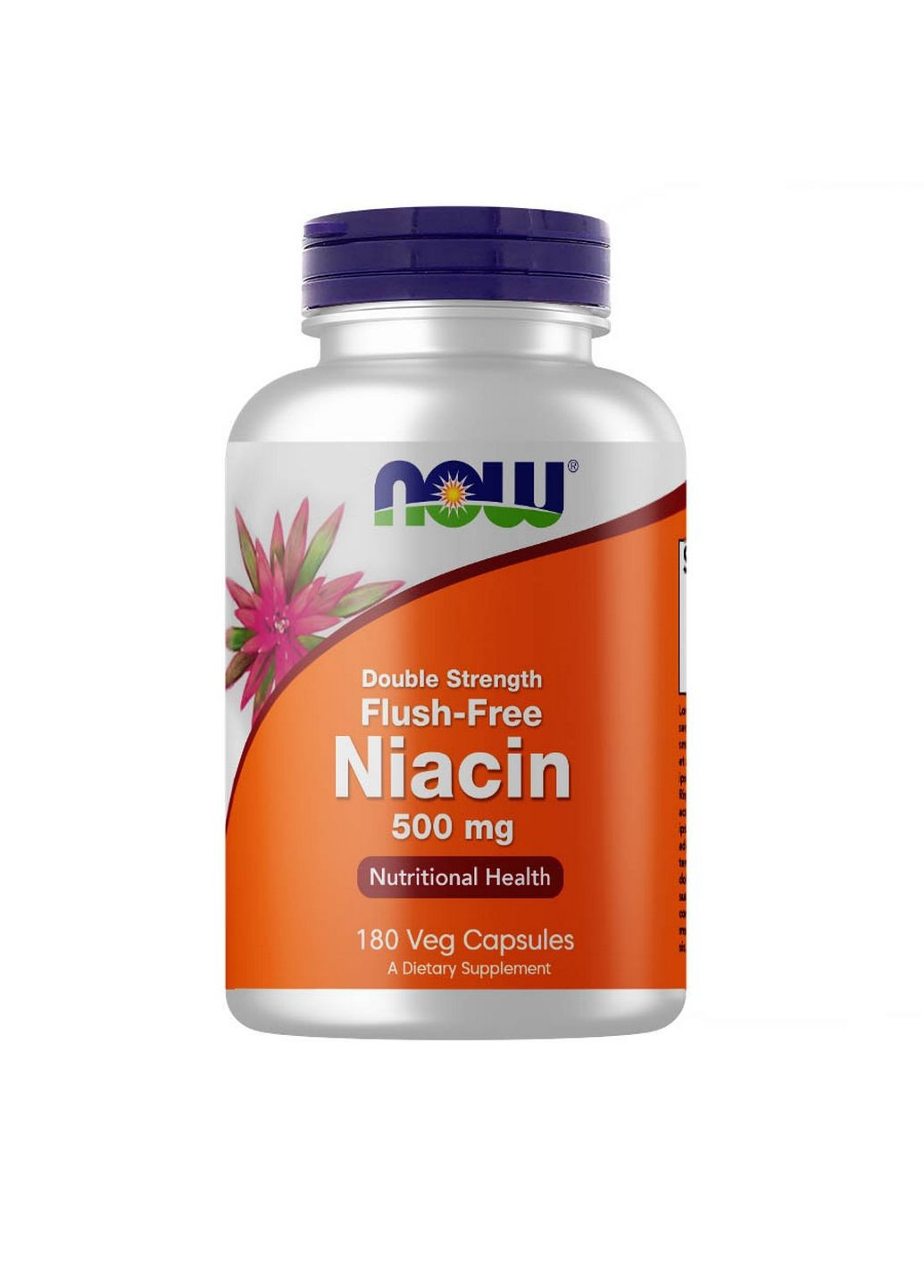 Витамины и минералы Flush-Free Niacin 500 mg, 180 вегакапсул Now (293418600)