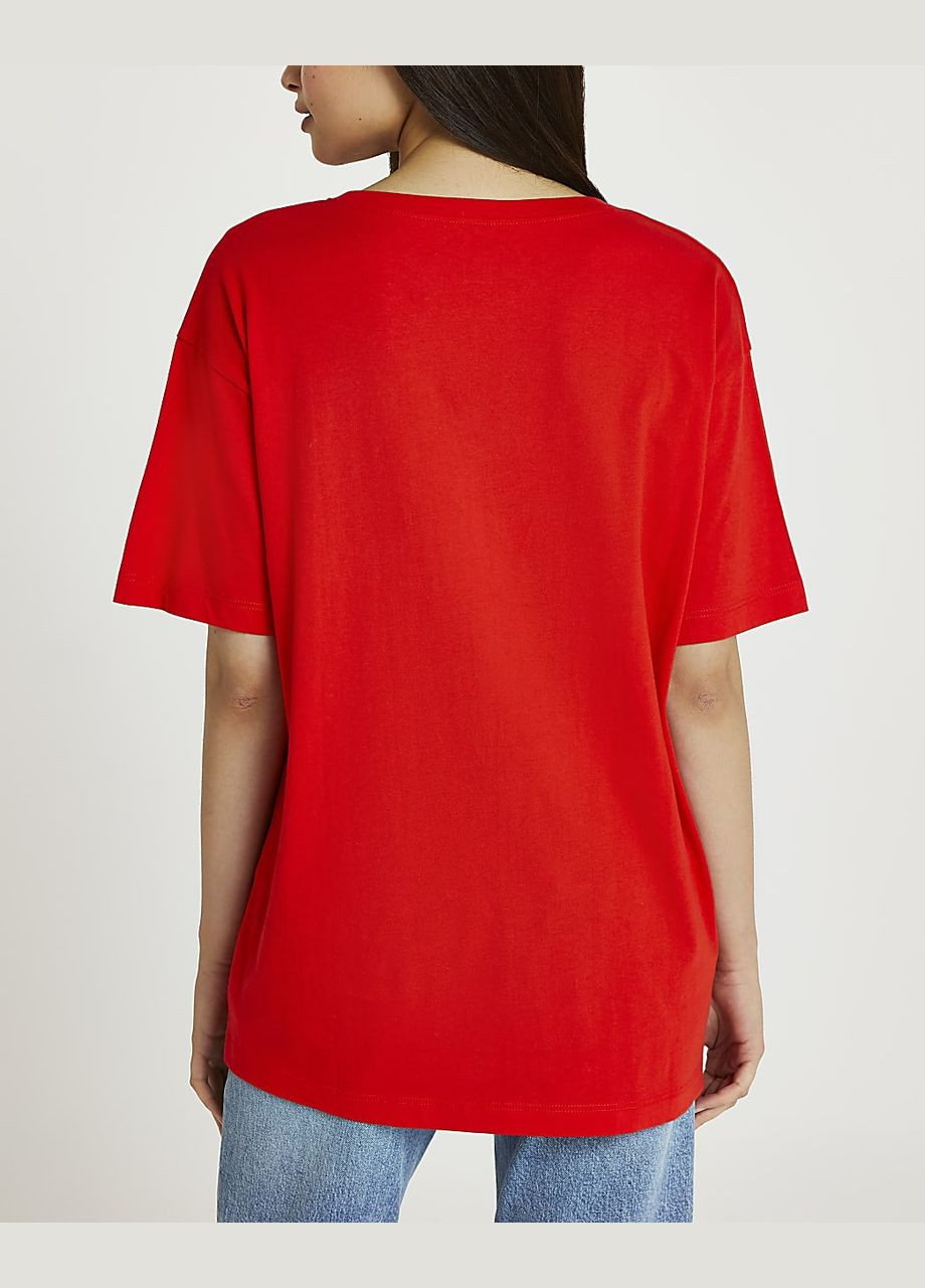 Красная футболка basic,красный, River Island