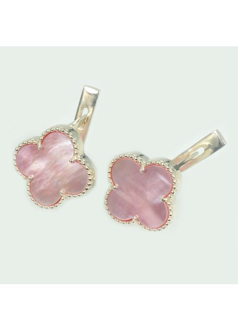 Серебряные серьги с клевером Silver Style (367112831)