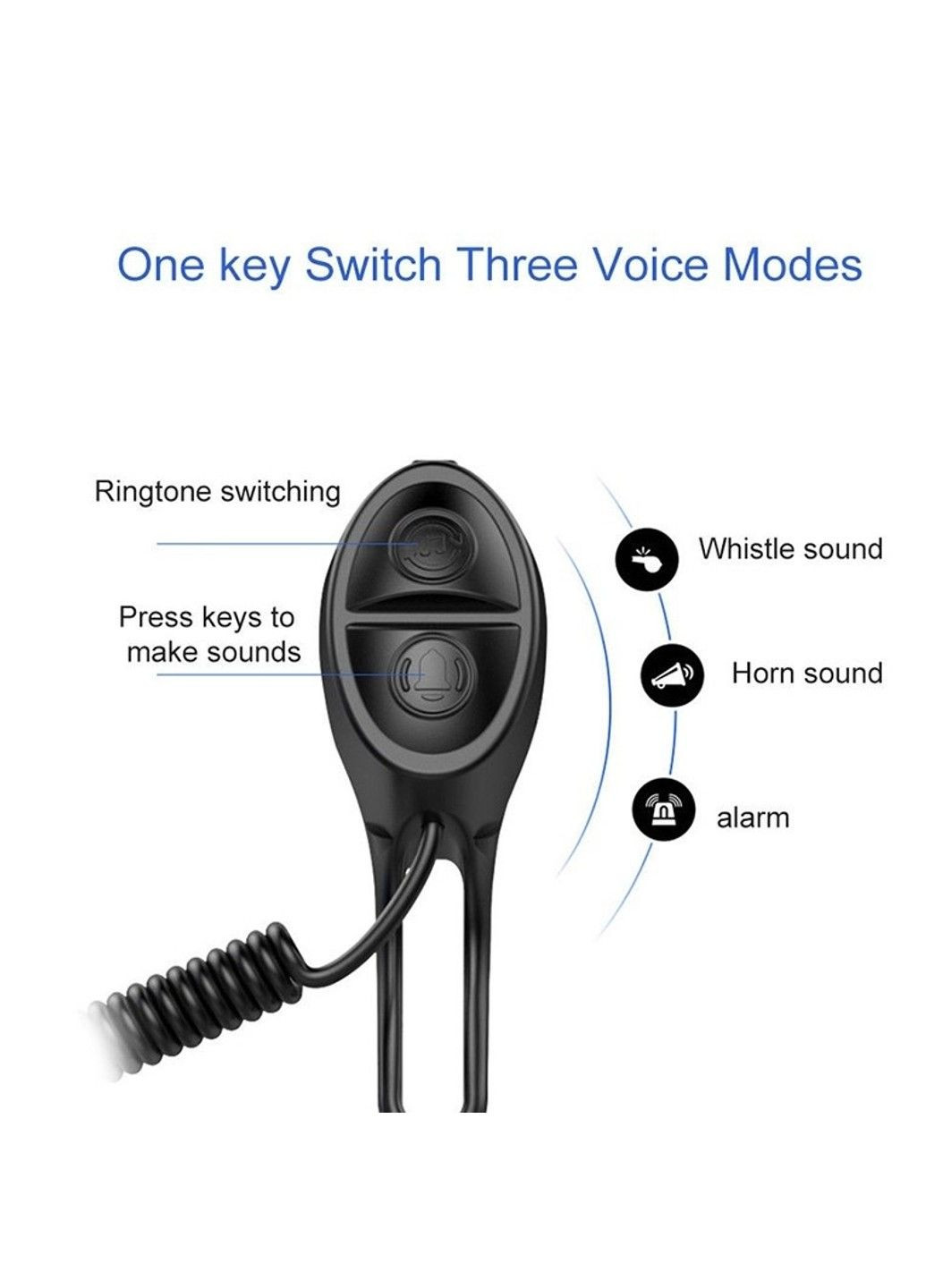 Звонок электрический BC-BB3330 120 дБ, USB, черный No Brand (359456135)