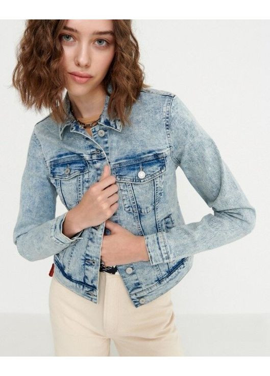 Синя демісезонна джинсова куртка 7059e-50j House