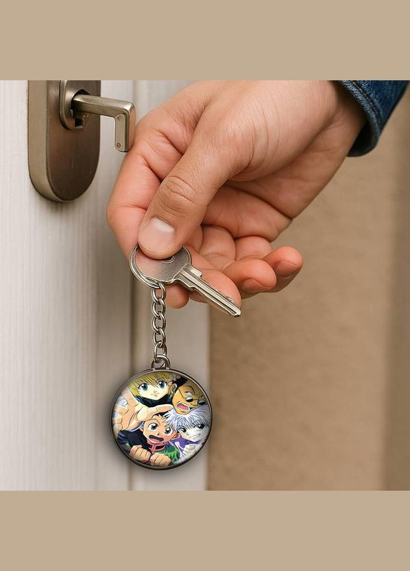 Набор подвеска (кулон) и брелок Аниме Хантер х Хантер #03 (подарочный набор) No Brand (332633516)