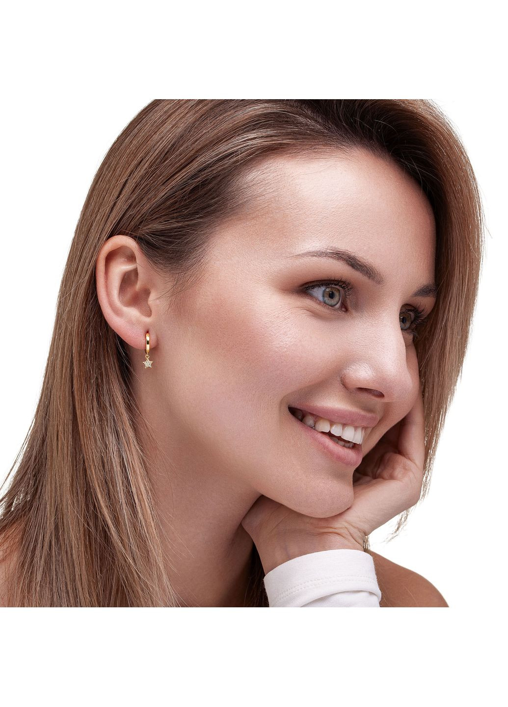 Сережки Сяйливі зірочки Minimal (280947524)