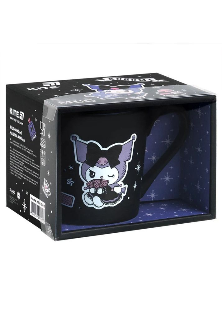 Набор чашек в подарочных упаковках Kuromi 350 мл HK25-216-3 4 шт Kite (368559495)