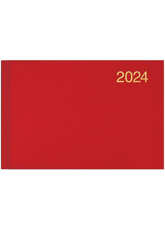 Еженедельник карманный датированный 2024 год, формата, красный, 144 листа Miradur Brunnen (280916046)