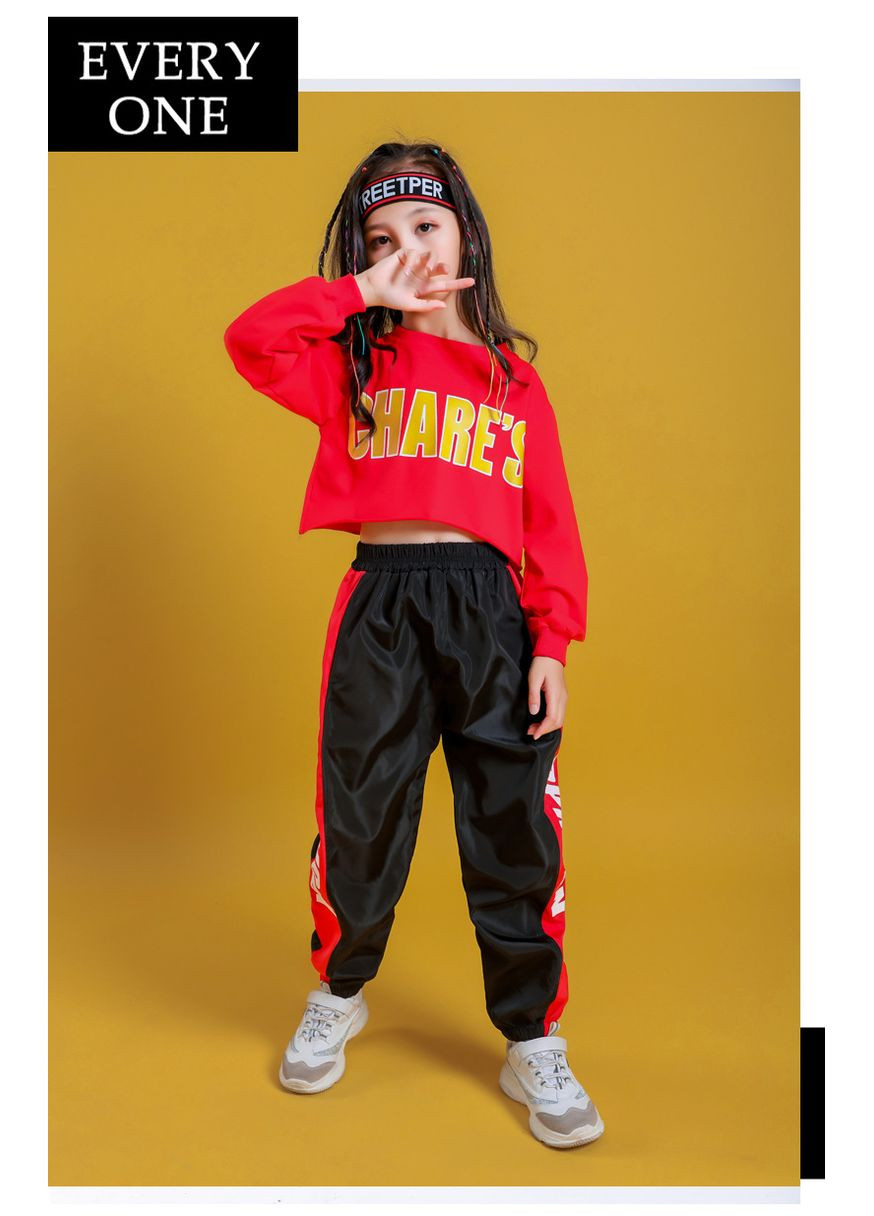 Дитячий спортивний костюм для хіп-хопу на дівчинку No Brand (314874256)
