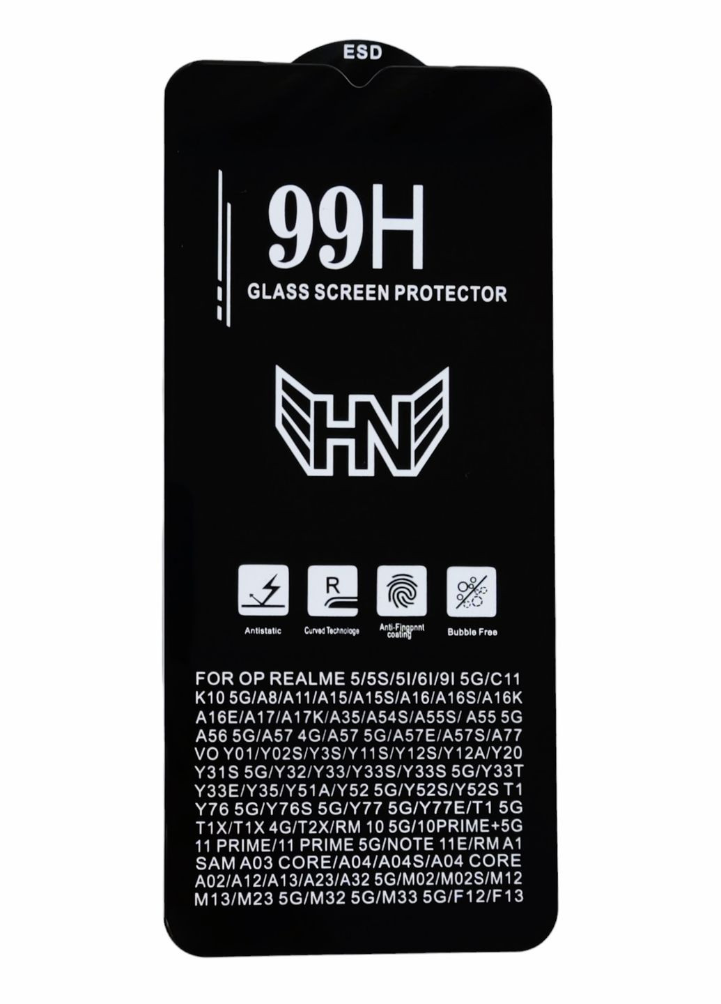 Защитное стекло 99H для A03/A035 black Samsung (284338245)