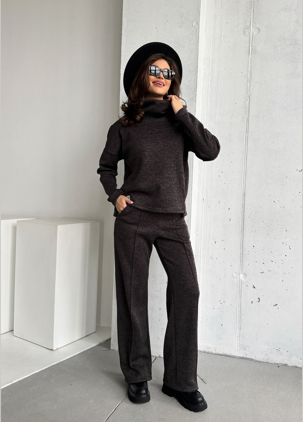 Женский костюм для осени и зимы из ангоры на флисе INNOE Костюм (315773513)