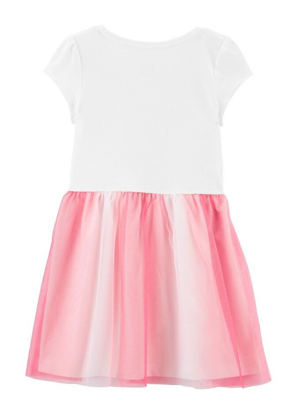 Рожева сукня з коротким рукавом "кролик" No Brand (321967665)