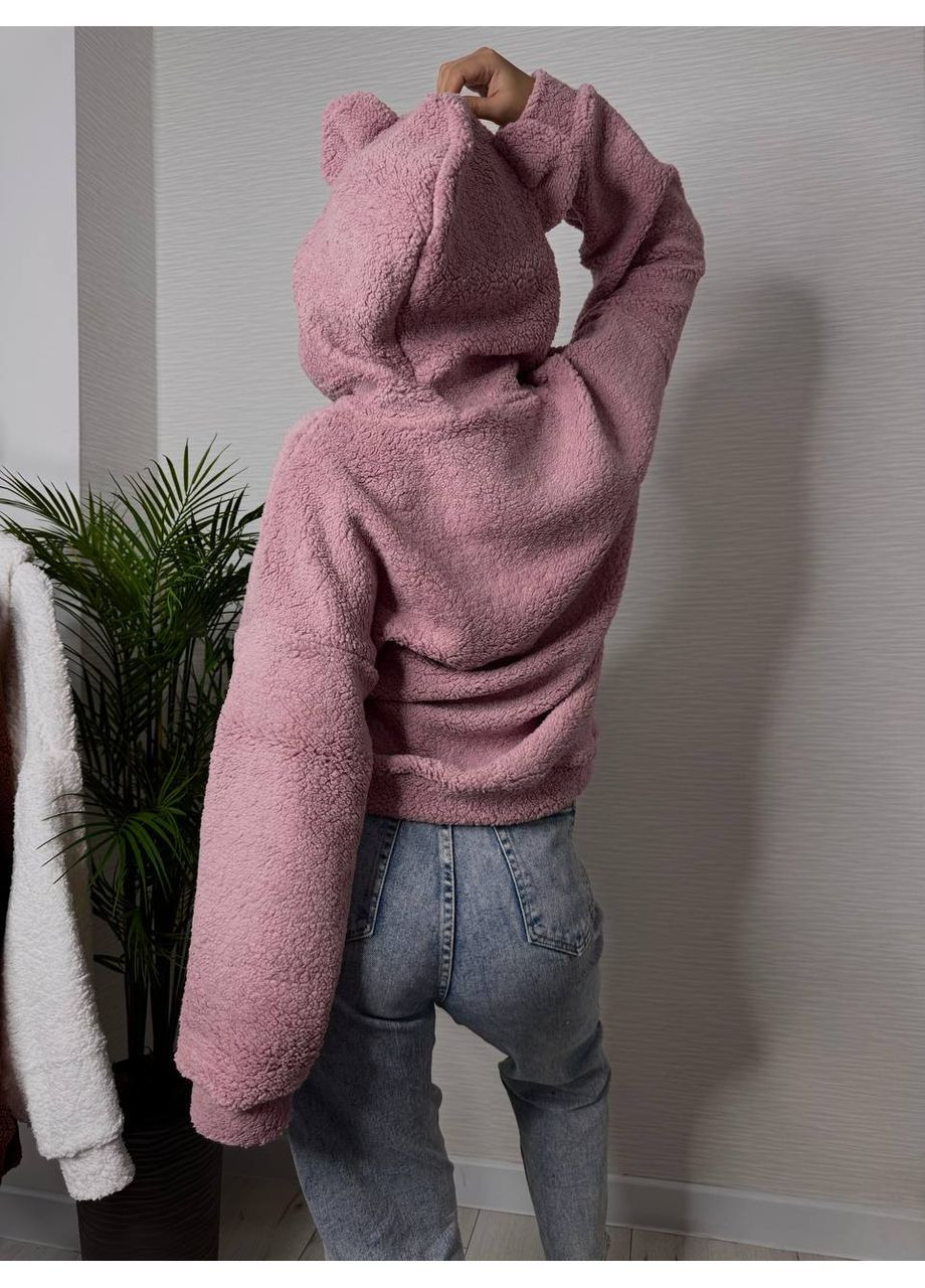 Плюшеве жіноче худі з вушками No Brand Р4939-385/3 (369402721)