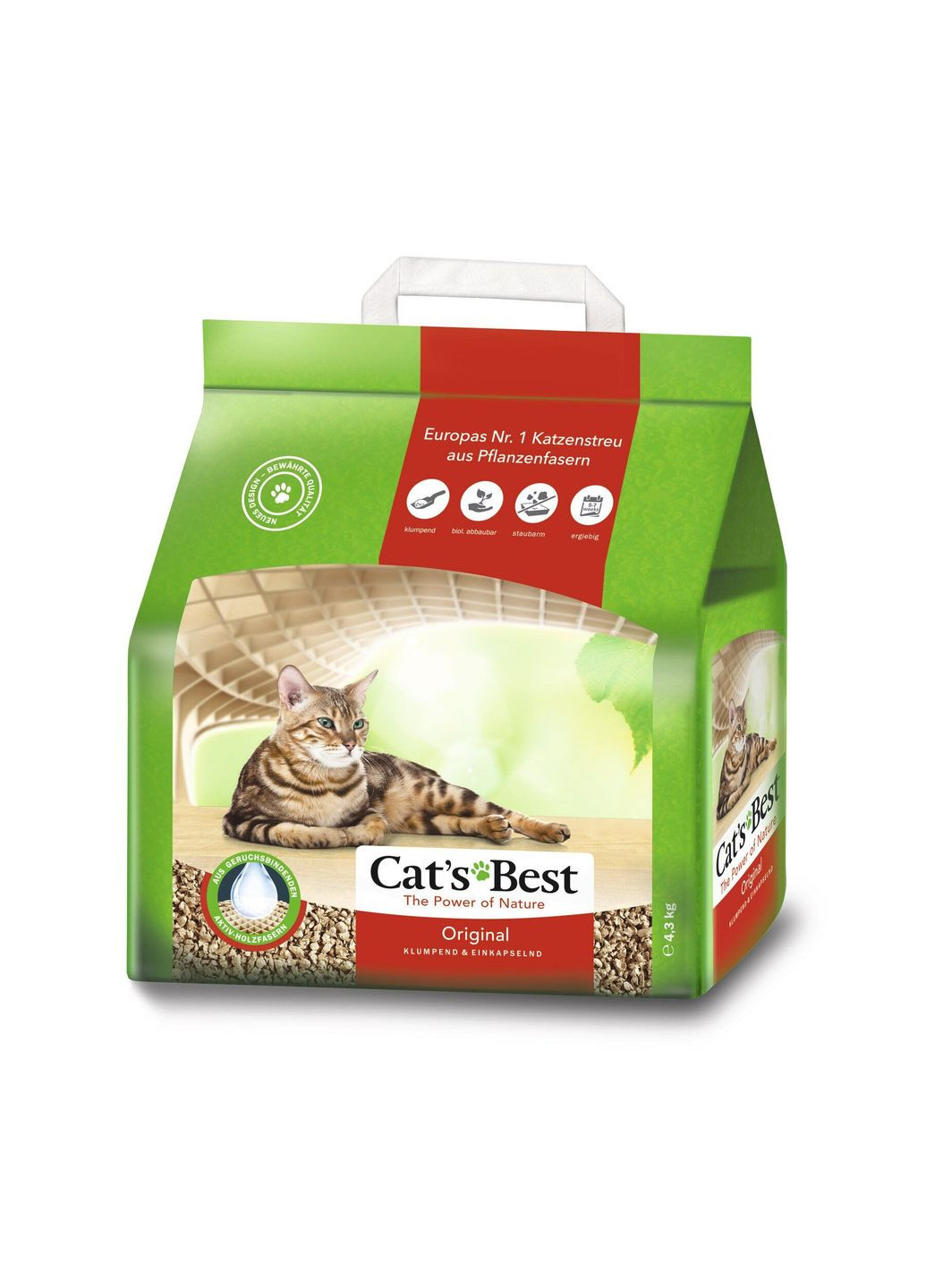 Наповнювач дерев'яний Original 10 літрів Cats Best (293408293)