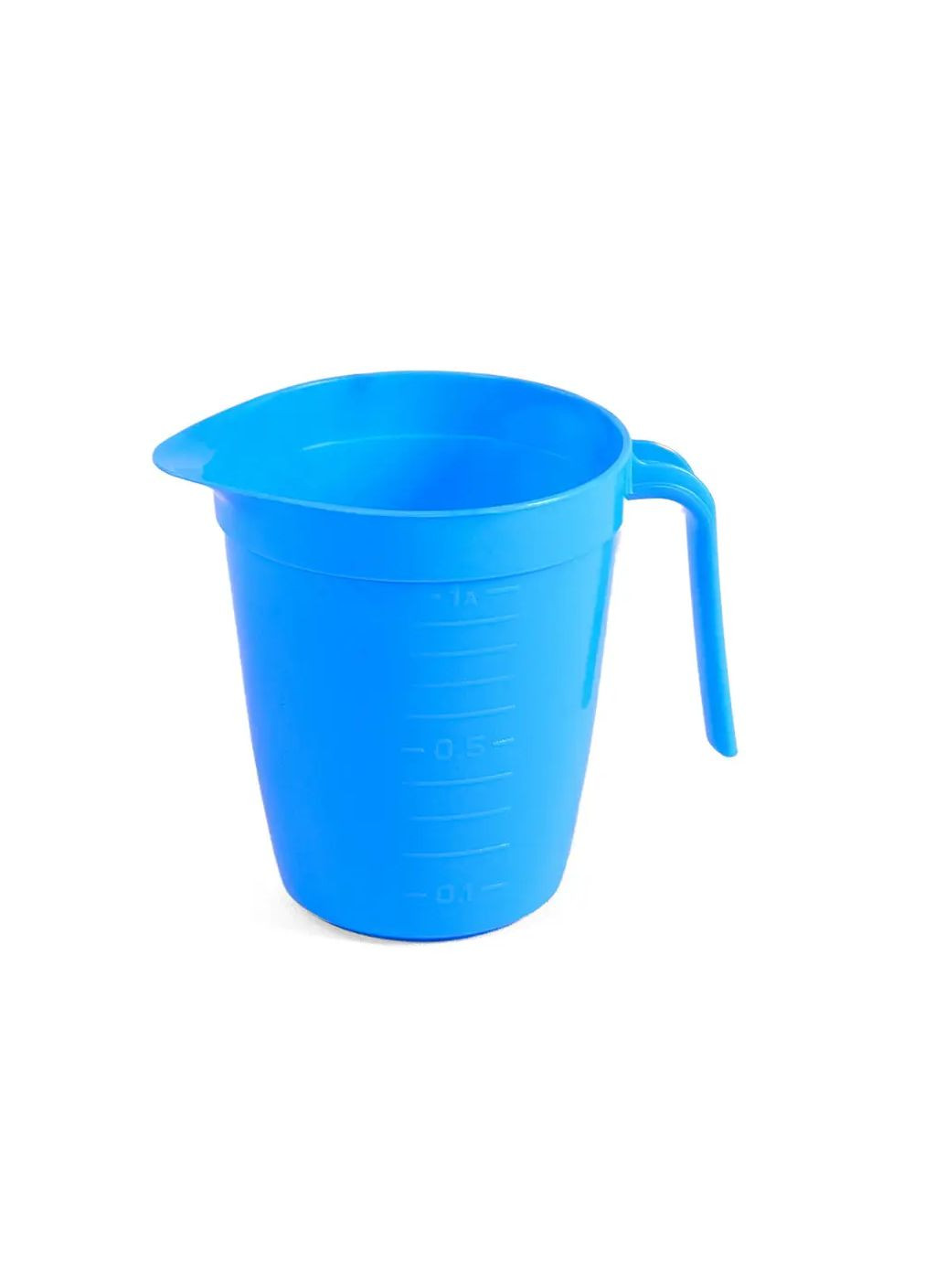 Келих мірний зливний кольоровий 1л (50) МЕД (346241006)