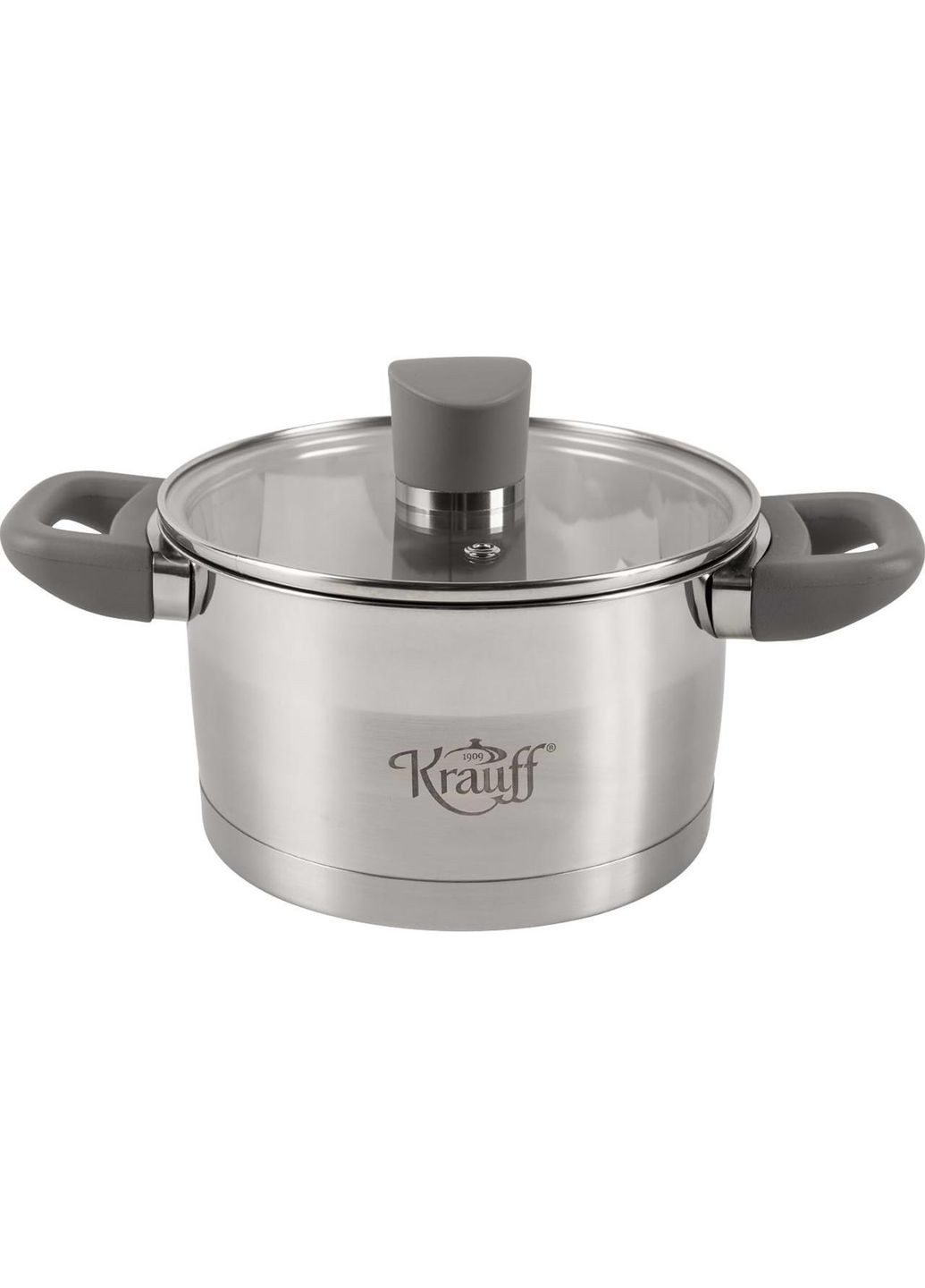 Кастрюля нержавейка с крышкой Elite 16 см, 1.9 л (26-238-055) Krauff (334713905)