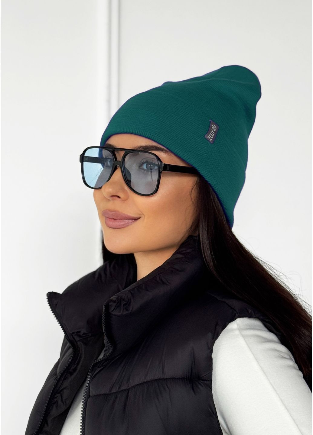 Модна подвійна жіноча шапка InFashion Шапка (369544033)