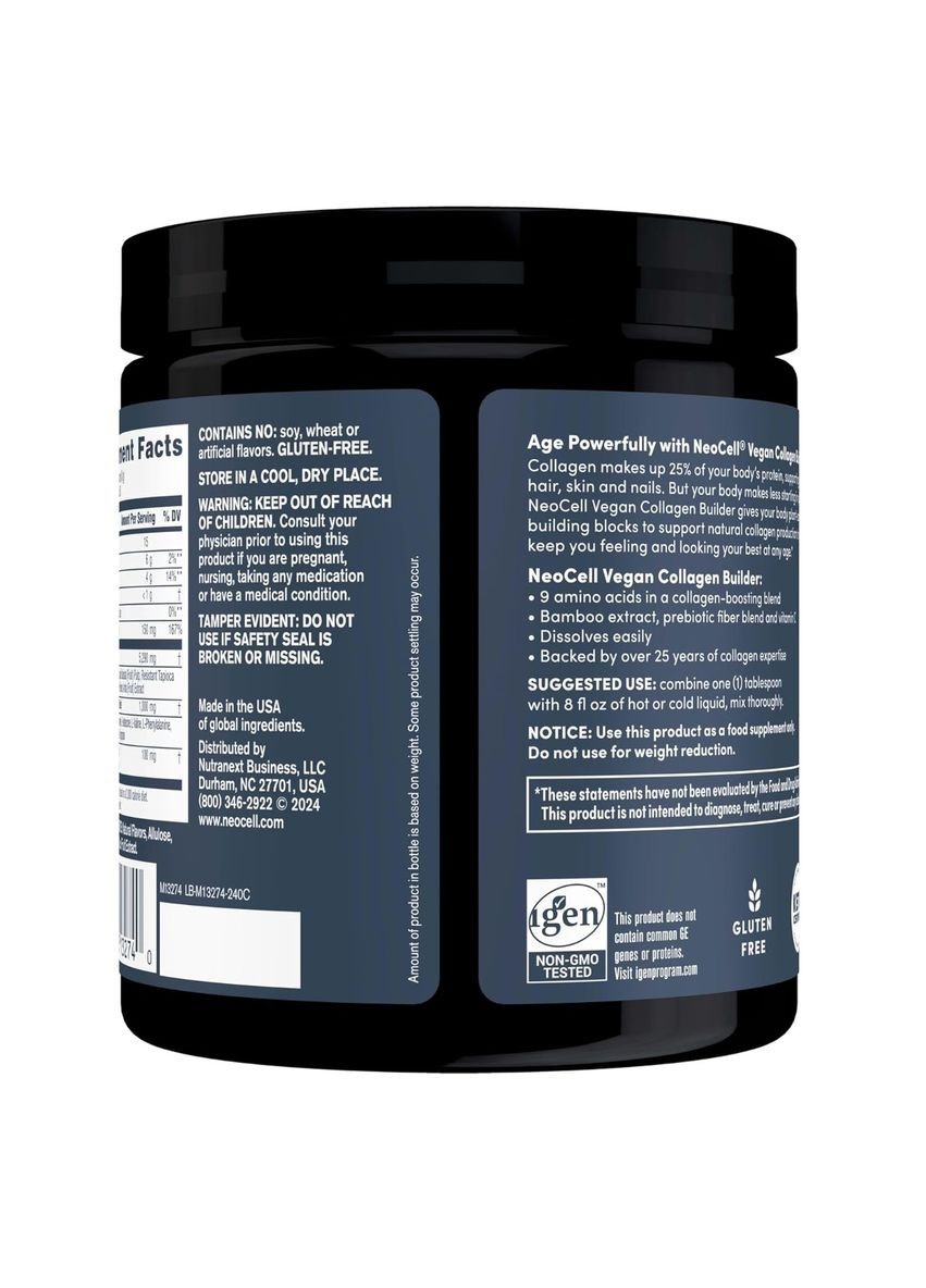 Веганский Коллаген, вкус гибискуса, Vegan Beauty Builder,, 227 гр (8,5 унций) Neocell (315145945)