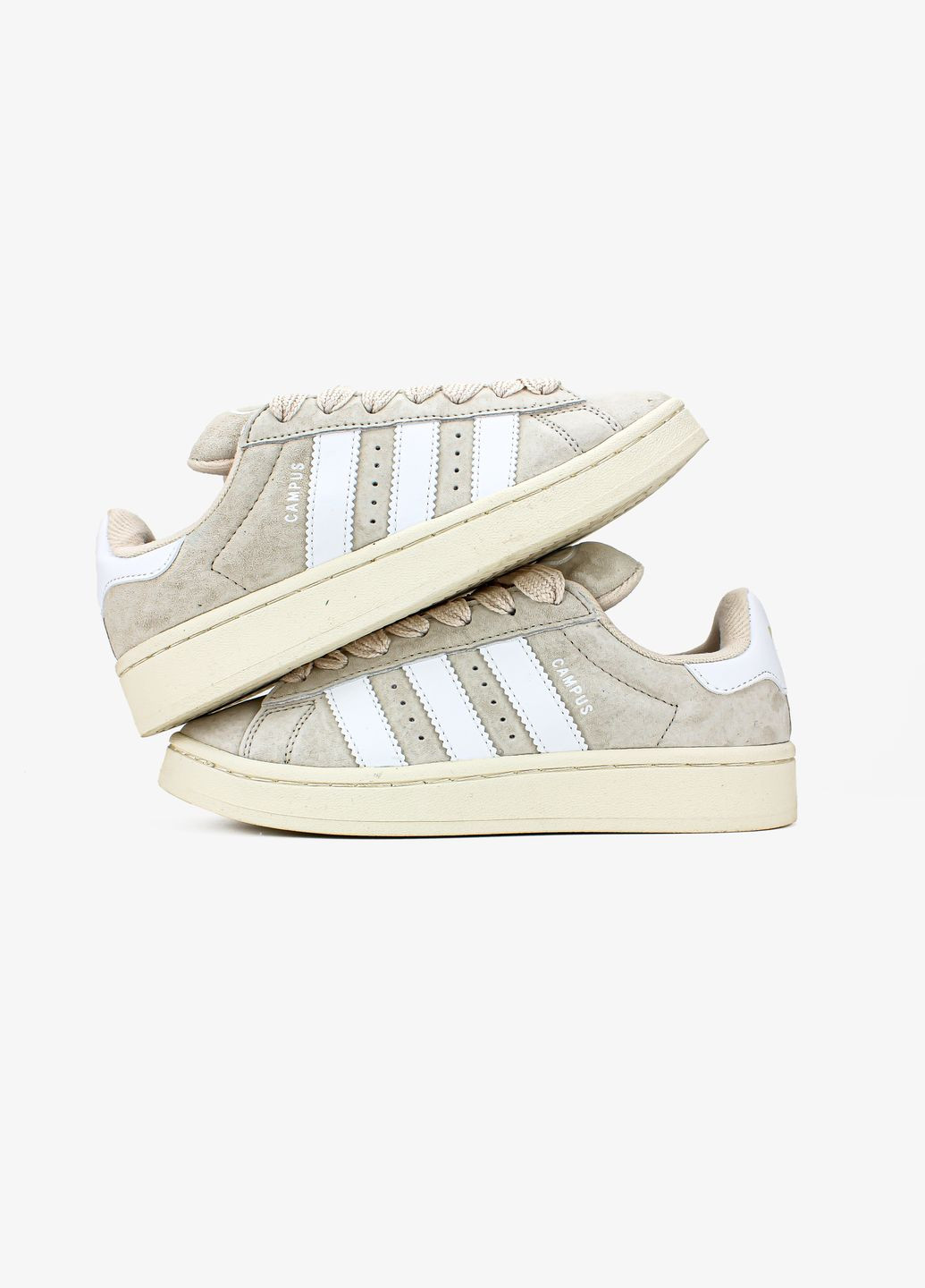 Бежеві всесезон кросівки чоловічі і жіночі adidas campus 00s beige | адідас кампус бежеві No Brand