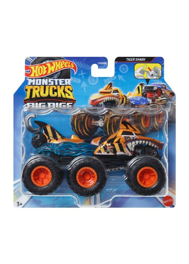 Машинка-позашляховик "Супер-тягач" серії "Monster Trucks" колір різнокольоровий ЦБ-00247088 Hot Wheels (282953786)