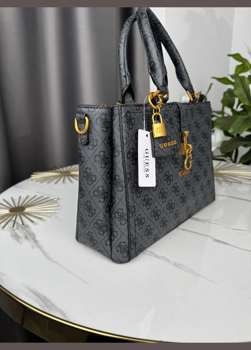 Сумка жіноча Гесс джеймс medium (сірий колір) No Brand (318652839)