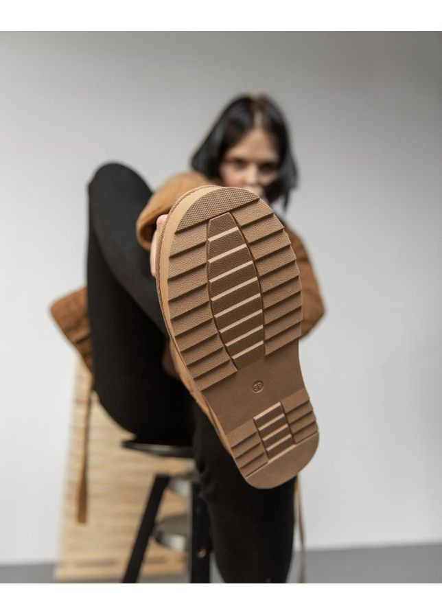 Жіночі угі lisann camel No Brand бежеві зими (360817651)