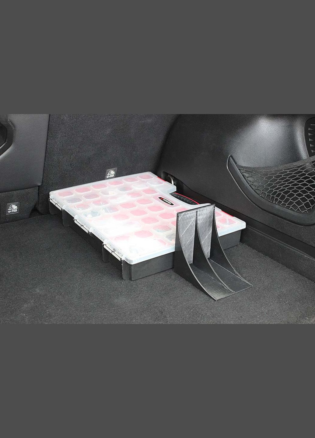 Фиксатор багажа пластиковый на липучке для крепления груза в багажнике автомобиля. Комплект из 3шт. No Brand (353496443)