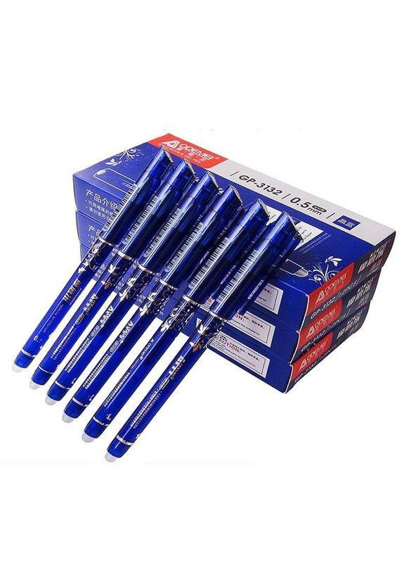 Ручка гелева "пишистирай" Aodemei GP-3132 синя 0,5 мм ООПТ (281999620)