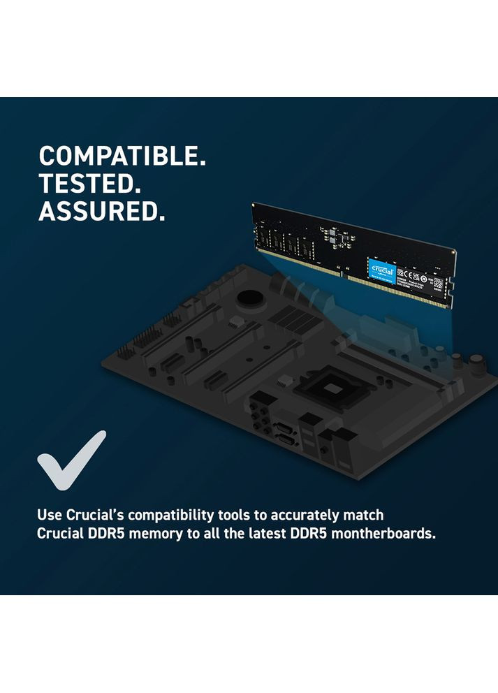 Модуль памяти DDR5 16GB 4800MHz (CT16G48C40U5) Micron (331012509)