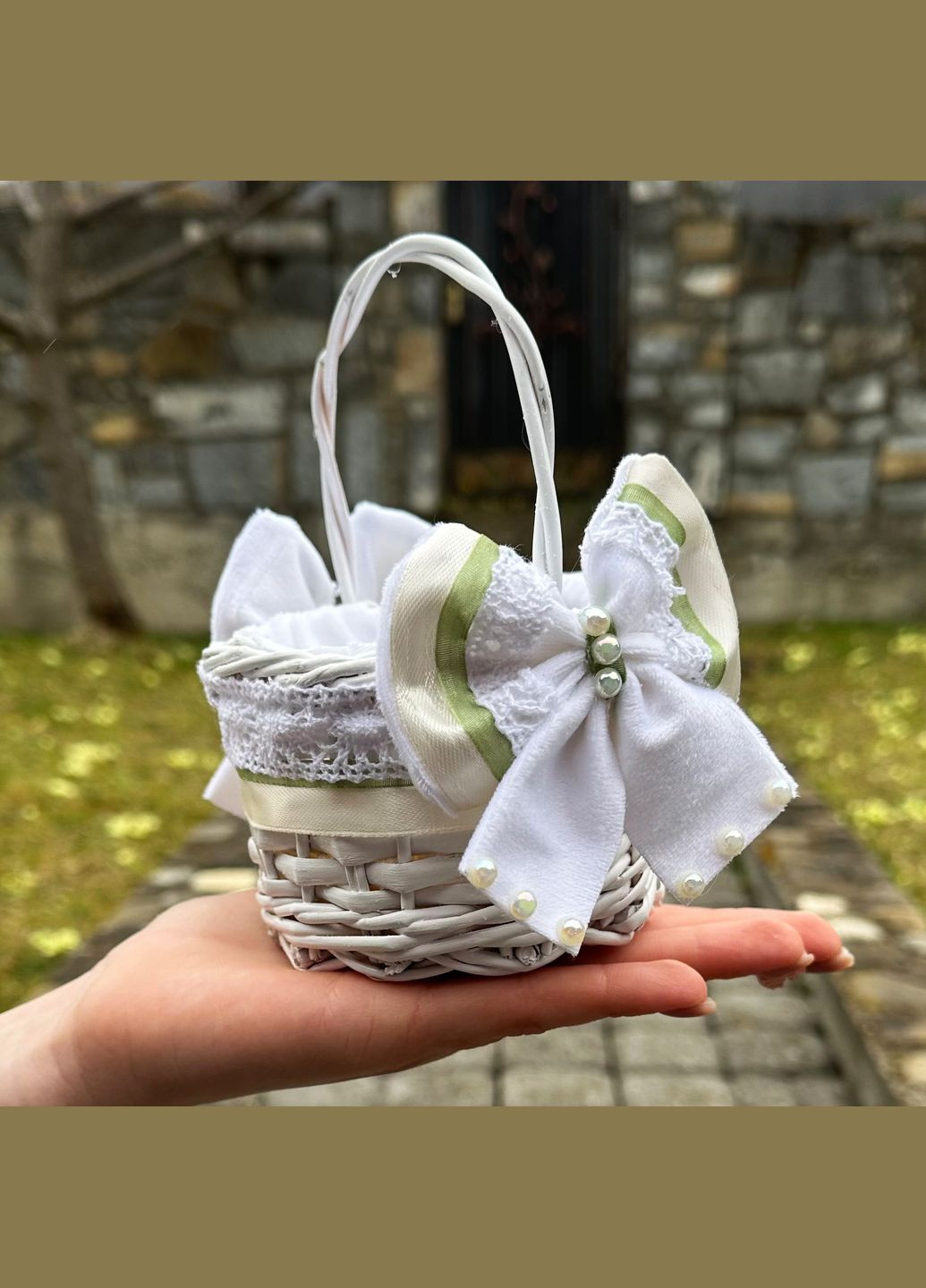 Великодній кошик 10х10х15 см hand-made MIS LT (322127859)