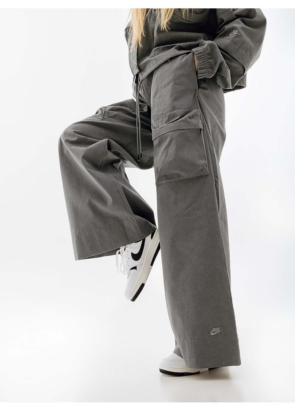 Женские Штаны W NSW TP RPSTP PNT Серый Nike (367191955)