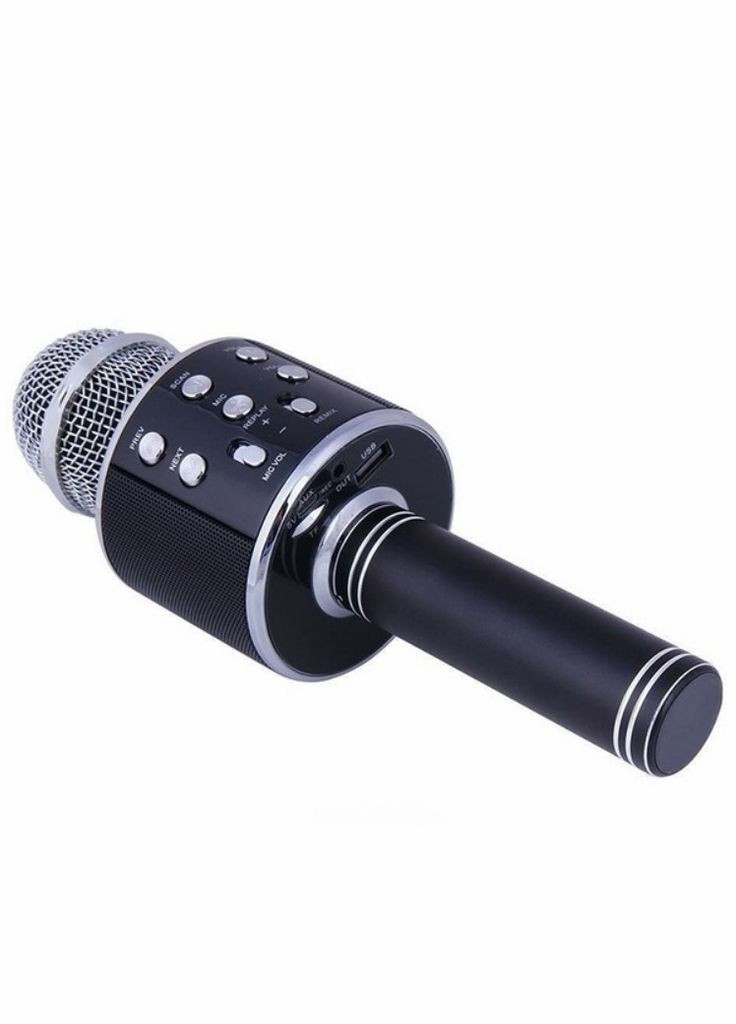 Ручний мікрофон Bluetooth USB WS-858 чорний (2046662744) No Brand (336890118)