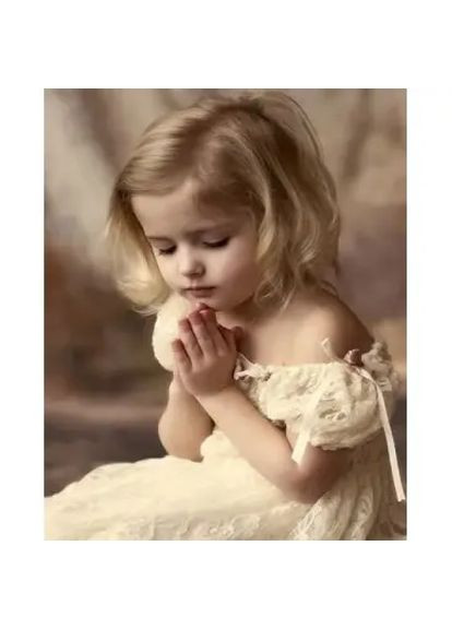Алмазна мозаїка Дівчинка янголятко SP048 ColorArt (285719789)