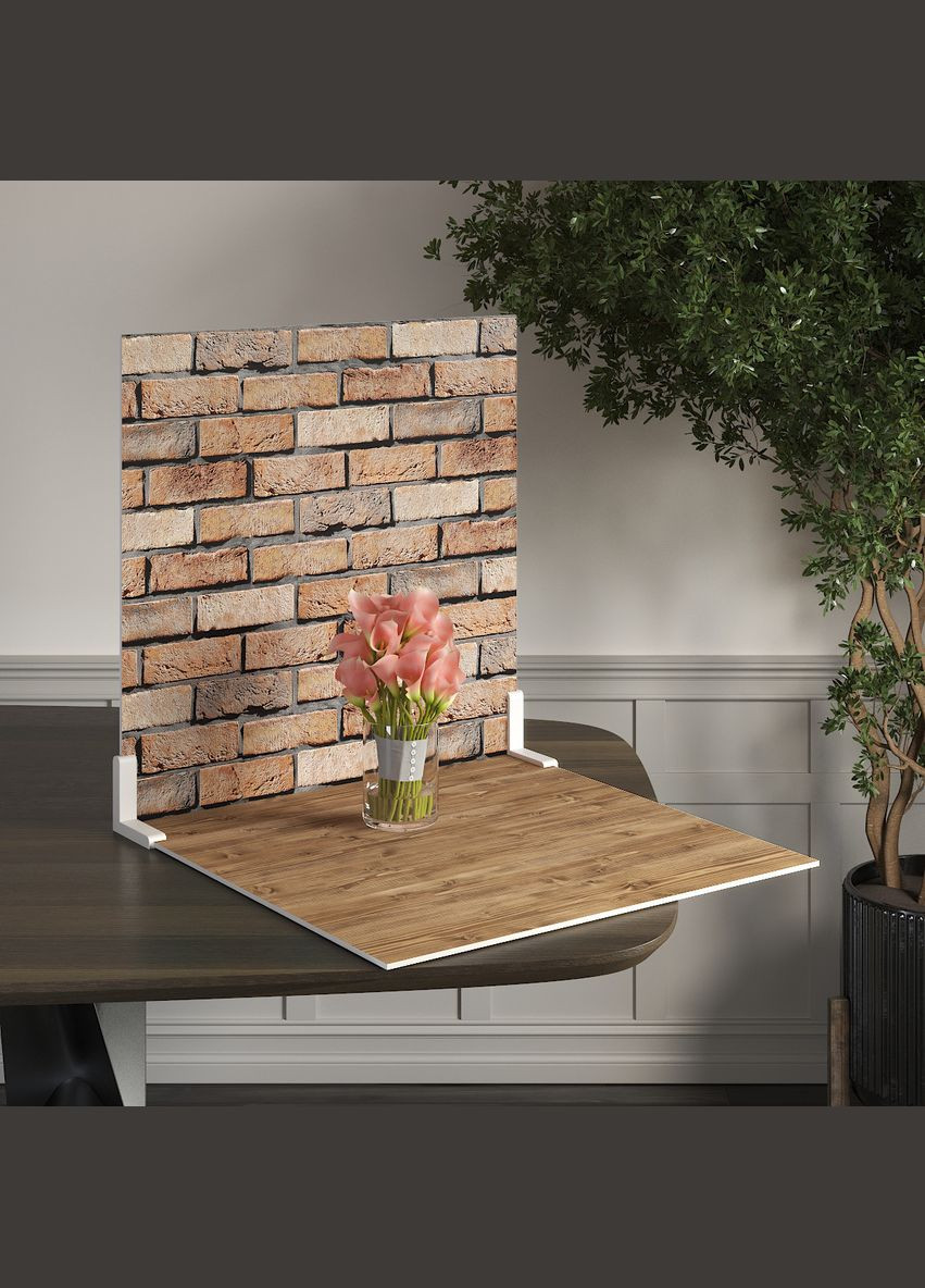 Пластиковий кутовий 2d фотофон, 60x60см - №62213 PolyPlast (354371962)