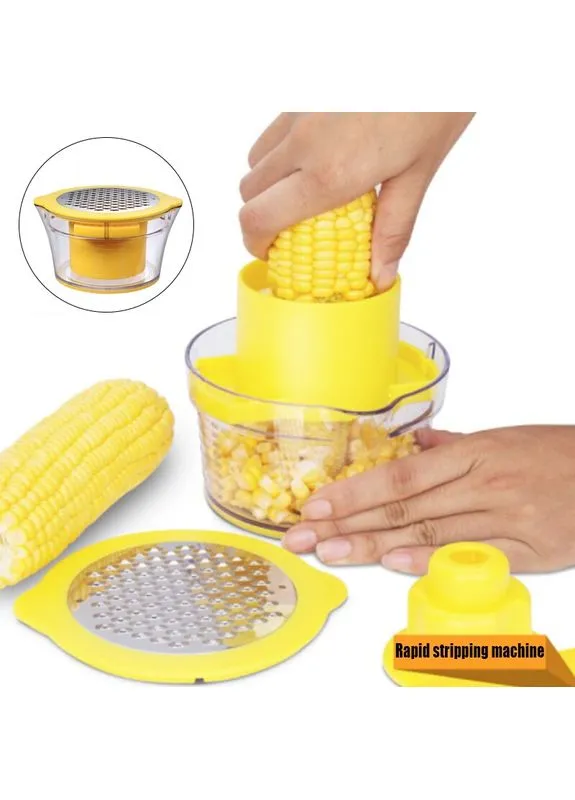 Тёрка с контейнером Corn Stripper с насадкой для очистки початков кукурузы No Brand (406176634)