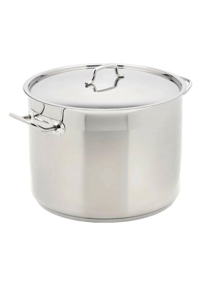 Кастрюля с крышкой Profi Line 830775 32х24 см 19,4 л серебристая NOIS (335972216)