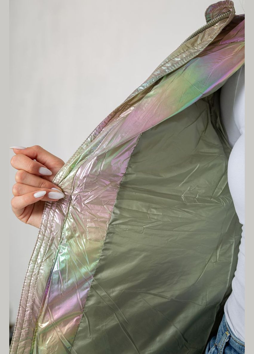 Бежевая куртка женская демисезонная плащевка, 243r2022-4 Ager